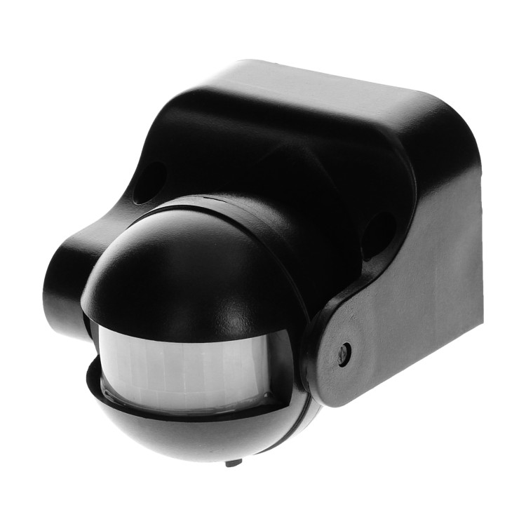 Czujnik ruchu 180st., pionowa regulacja, IP44, 1200W, czarny OR-CR-201/B ORNO