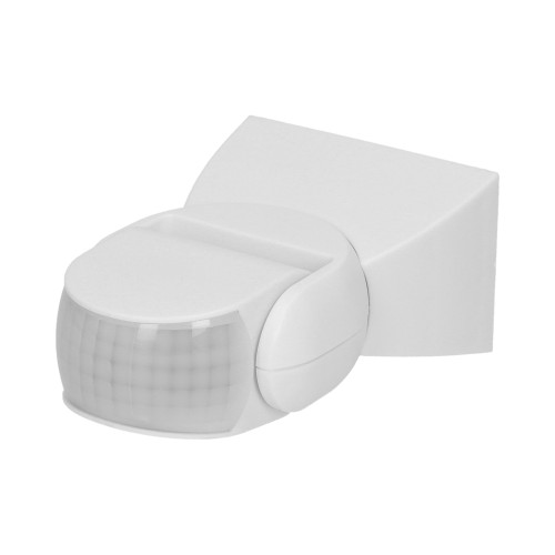Czujnik ruchu 180st., regulacja pionowa i pozioma, IP65, 1200W, biały OR-CR-236/W ORNO