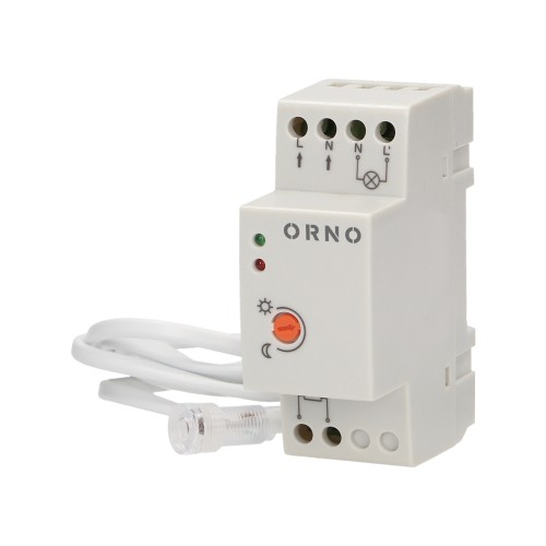 Czujnik zmierzchowy na szynę DIN z hermetyczną zewnętrzną sondą, IP65, 3000W OR-CR-219 ORNO