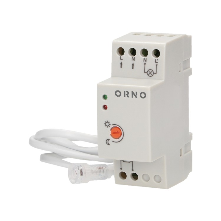 Czujnik zmierzchowy na szynę DIN z hermetyczną zewnętrzną sondą, IP65, 3000W OR-CR-219 ORNO