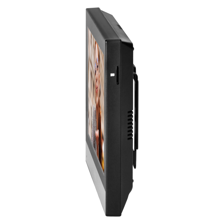 Wideodomofon ACERO VDP-71/B Virone Zestaw wideodomofonowy bezsłuchawkowy, monitor dotykowy 7" LCD, z kamerą Full HD 2MP, z gniazdem na kartę pamięci, sterowanie bramą i furtką, czarno-srebrny