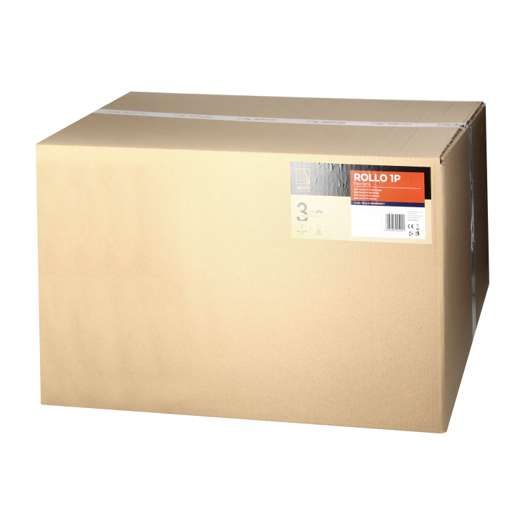 Rollo 1P E27, lampa stojąca, max. 60W, biała AD-LD-6343WE27T ADVITI podłogowa