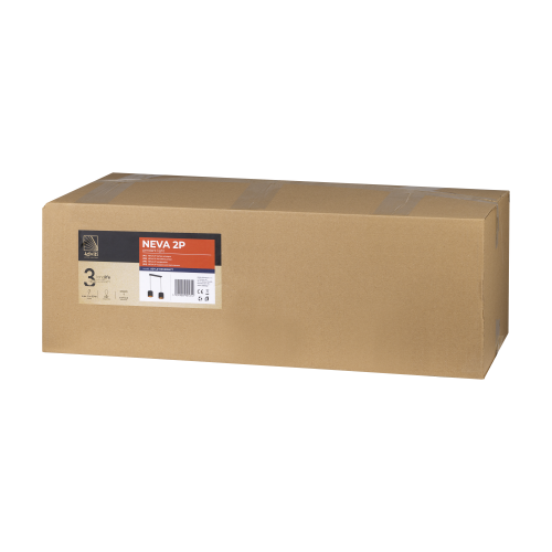 NEVA 2P E27, lampa wisząca, max. 2x60W, czarna AD-LD-6362BE27T ADVITI sufitowa nad stół blat wyspę