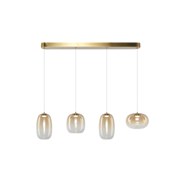 Lampa wisząca VASO AMBER 15W ML1408 Milagro