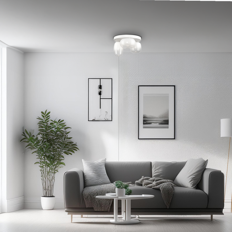 Lampa sufitowa VASO WHITE 12W ML1413 Milagro