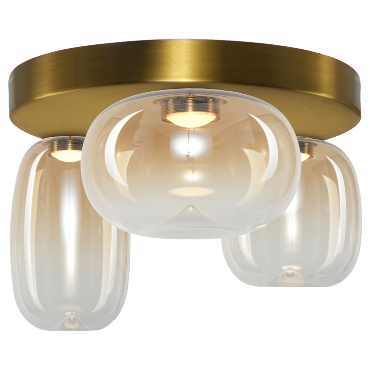 Lampa sufitowa VASO AMBER 12W ML1414 Milagro