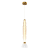 Lampa wisząca LUCCO amber 18W ML1416 Milagro
