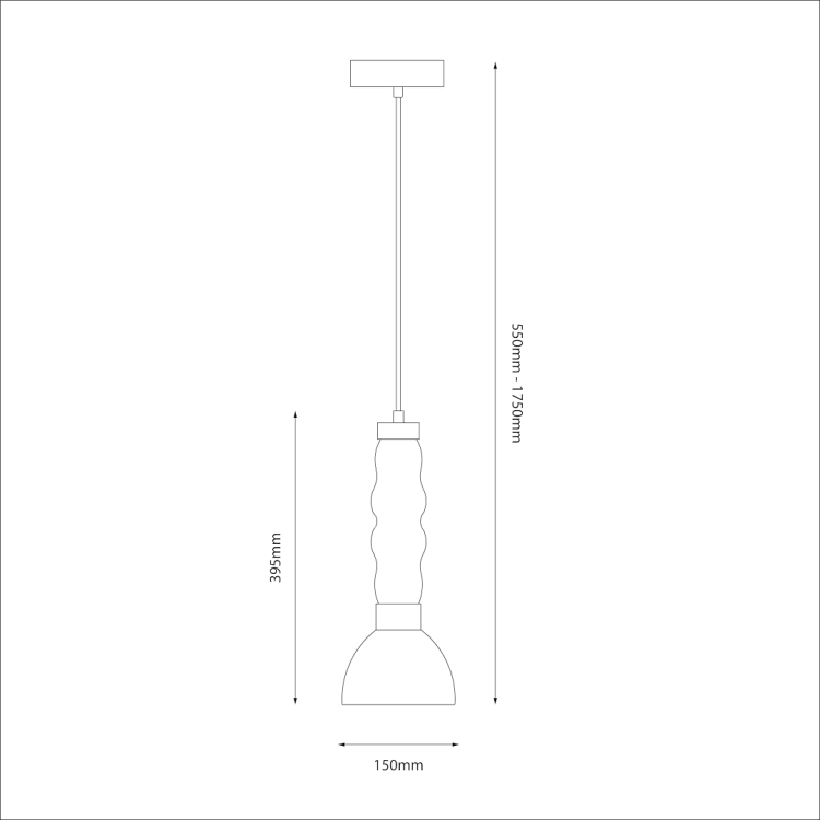 Lampa wisząca LUCCO smoked 13W ML1417 Milagro