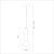 Lampa wisząca LUCCO amber 13W ML1418 Milagro