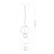Lampa wisząca ASCOLI 8W LED ML1419 Milagro