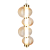 Lampa wisząca BOLLA GOLD 17W LED ML1422 Milagro