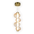 Lampa wisząca BOLLA GOLD 17W LED ML1422 Milagro
