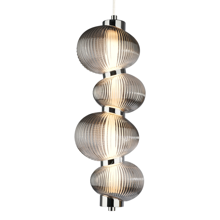 Lampa wisząca BOLLA SMOKED 17W LED ML1423 Milagro