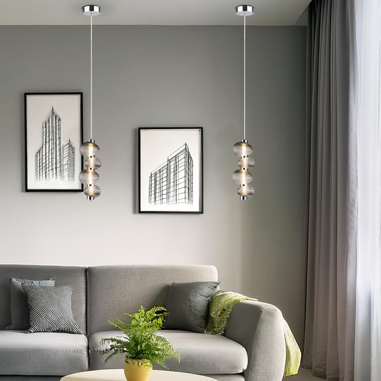 Lampa wisząca BOLLA SMOKED 17W LED ML1423 Milagro