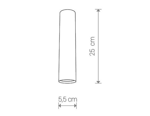 Klosz do szynoprzewodu szynowe Lampy wiszącej CTLS CAMELEON EYE M WHITE GU10 8483 NOWODVORSKI Lighting Loft nowoczesny sufitowy oświetlenie szynowe 230V do dla systemu cameleon 25cm metalowy biały Inspiracje Premium