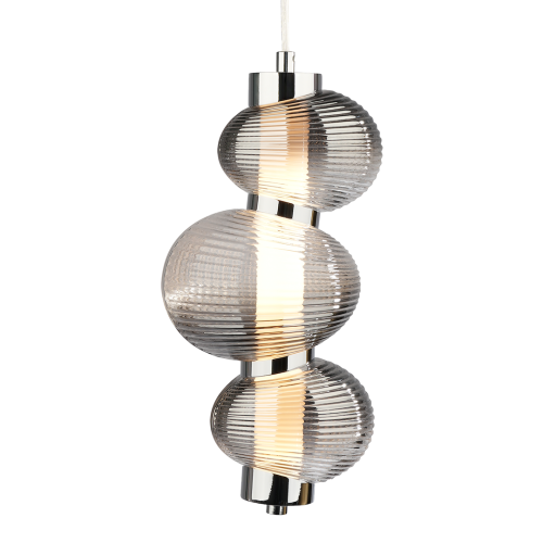 Lampa wisząca BOLLA SMOKED 12W LED ML1425 Milagro