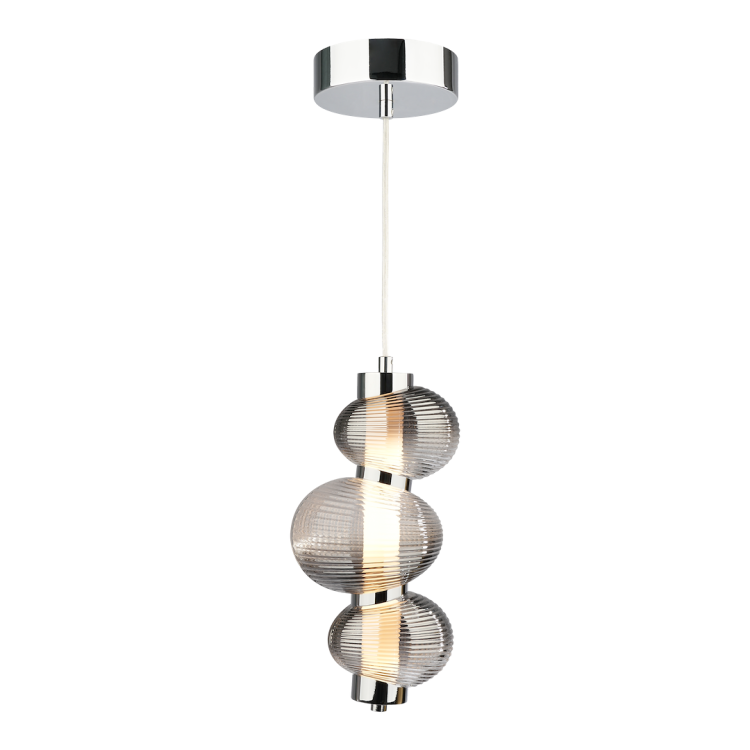 Lampa wisząca BOLLA SMOKED 12W LED ML1425 Milagro