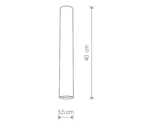 Klosz do szynoprzewodu szynowe Lampy wiszącej CTLS CAMELEON EYE L WHITE GU10 8482 NOWODVORSKI Lighting Loft nowoczesny sufitowy oświetlenie szynowe 230V do dla systemu cameleon 40cm metalowy biały Inspiracje Premium