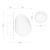 Kinkiet / lampa sufitowa BOLLA GOLD 3W LED ML1430 Milagro