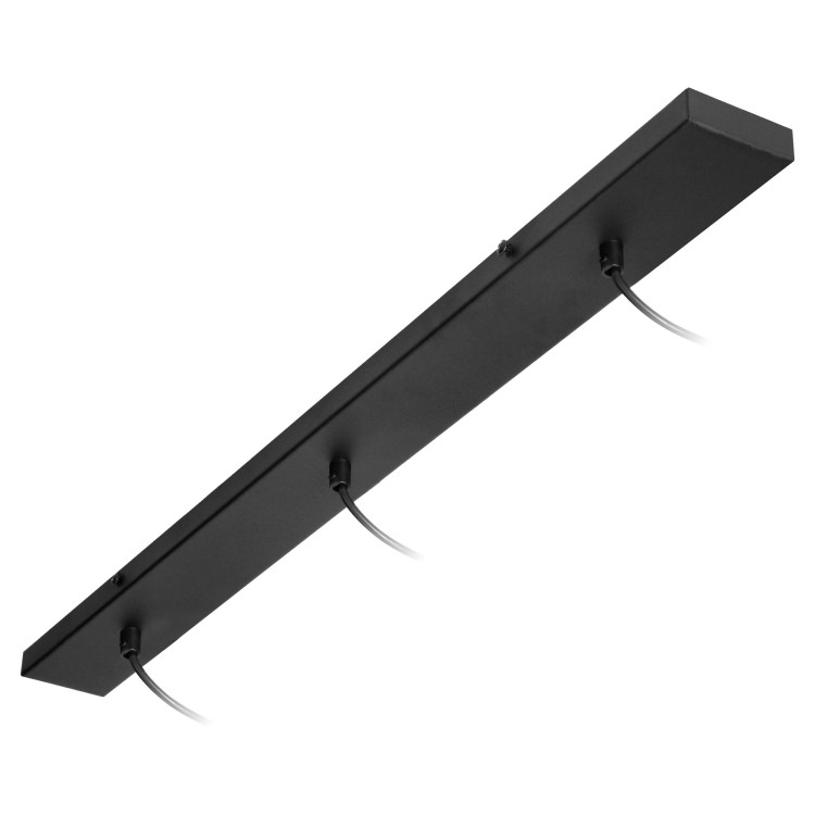 Lazio 3P E27, lampa wisząca, max. 15W, czarna AD-LD-6229BE27S ADVITI sufitowa nad stół blat wyspę