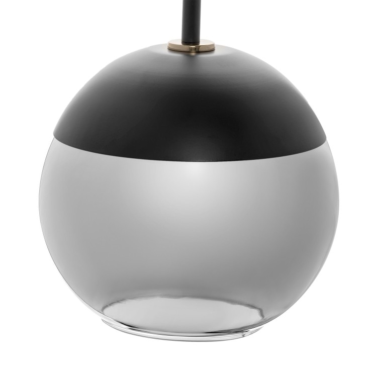 Lara 1P E27, lampa wisząca, max. 60W, czarna AD-LD-6216BE27S ADVITI sufitowa nad stół blat wyspę