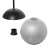 Lara 1P E27, lampa wisząca, max. 60W, czarna AD-LD-6216BE27S ADVITI sufitowa nad stół blat wyspę