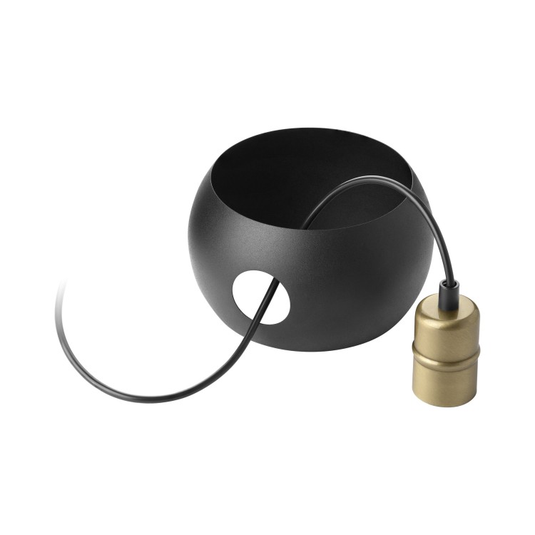 Jala 3P E27, lampa wisząca, max. 15W, czarna AD-LD-6226BE27M ADVITI sufitowa nad stół blat wyspę