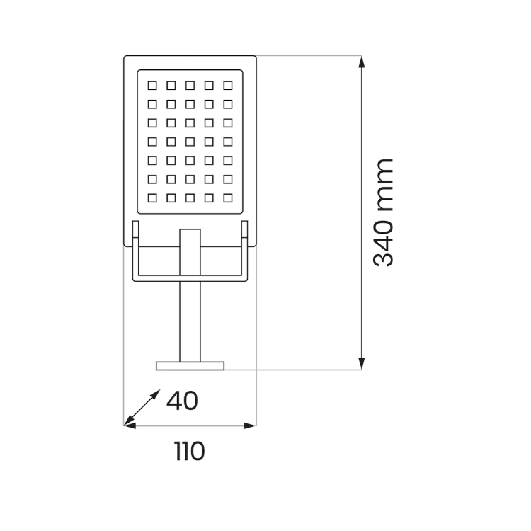 Lampa Solarna Adik 500LM 6500K IP44 EKO0615 Eko-Light