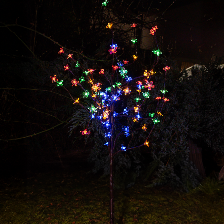 Lampa Solarna Tree 120cm RGB+3000K IP44 EKO1448 Eko-Light