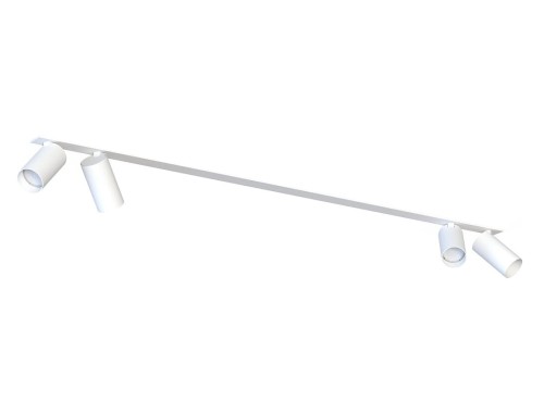 Lampa sufitowa listwa szyna podtynkowa 118cm MONO SURFACE IV WHITE 7831 NOWODVORSKI Lighting 4x GU10 Spot oświetleniowa nowoczesna sufitowa ścienna metal biała nawierzchniowa jak szynoprzewód do regipsu Inspiracje Premium