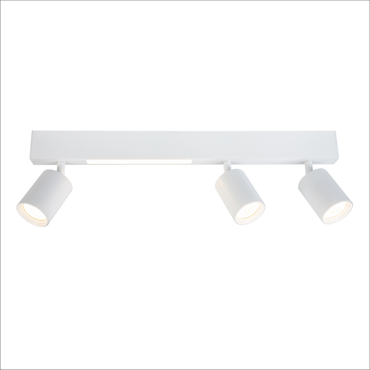 Lampa Sufitowa Magnet 9W+3xGU10 3000/4000K Biały ML1135 Milagro