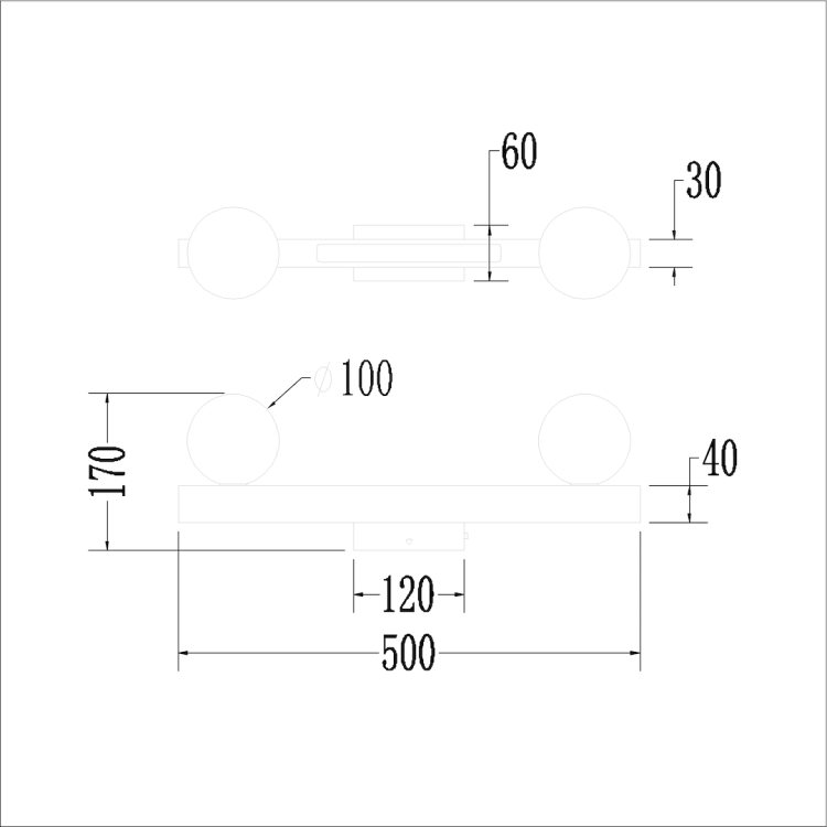 Lampa Sufitowa Magnet 13W+2xG9 3000/4000K Czarny ML1136 Milagro
