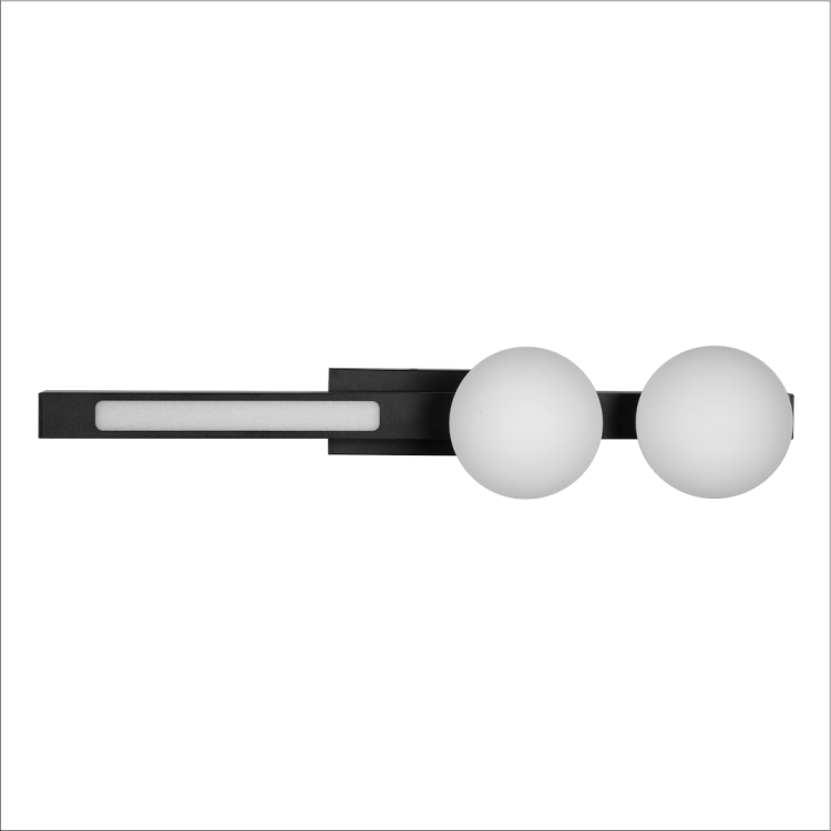 Kinkiet Magnet 13W+2xG9 3000/4000K Czarny ML1138 Milagro