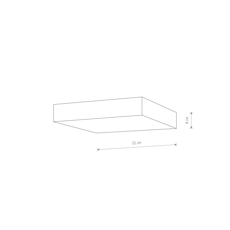 LID SQUARE LED 35W 10426 Nowodvorski Lighting Lampa sufitowa plafon Inspiracje Premium