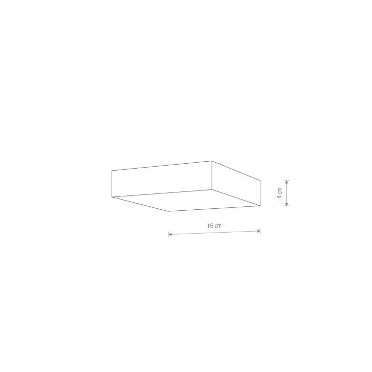 LID SQUARE LED 25W 10430 Nowodvorski Lighting Lampa sufitowa plafon Inspiracje Premium