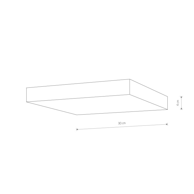 LID SQUARE LED 50W 10436 Nowodvorski Lighting Lampa sufitowa plafon Inspiracje Premium