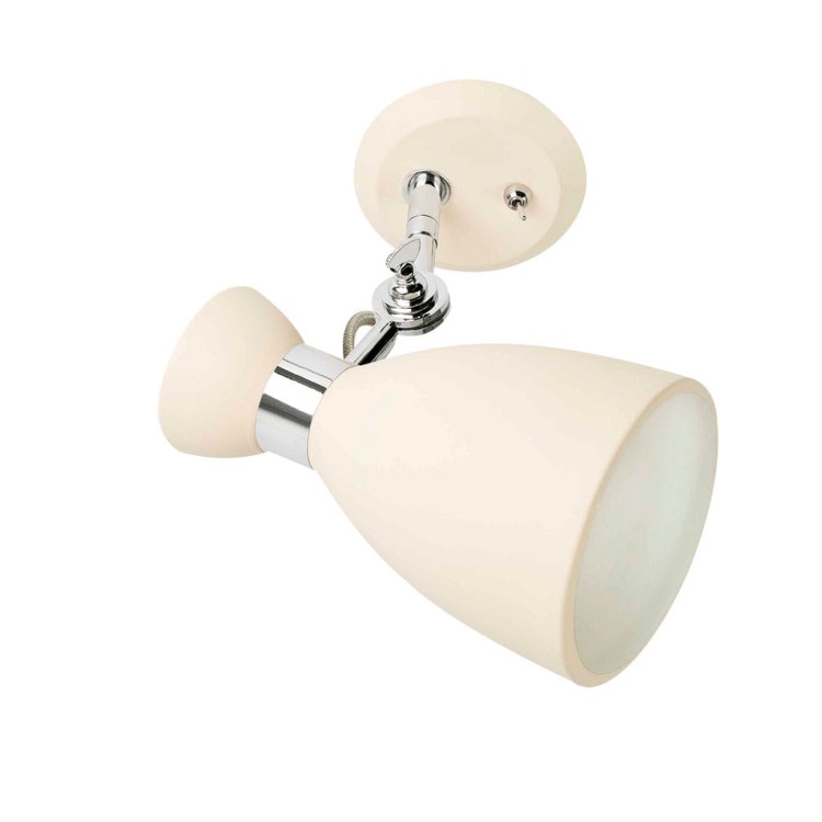 Lampa ścienna Kinkiet Kanlux RETRO WALL LAMP BG Beżowa 23990