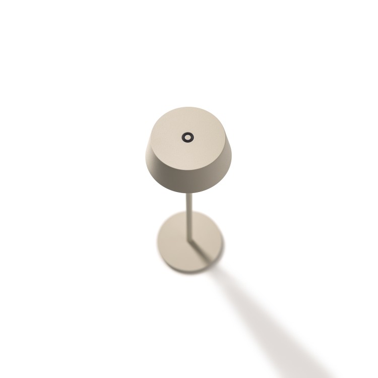 AMY LED 11533 Nowodvorski Lighting Lampa przenośna aluminium metalowa na taras balkon do ogrodu jednostronna oświetlenie zewnętrzne wewnętrzne z akumulatorem i ładowarką tarasowa stołowa nocna sand piaskowa Inspiracje Premium