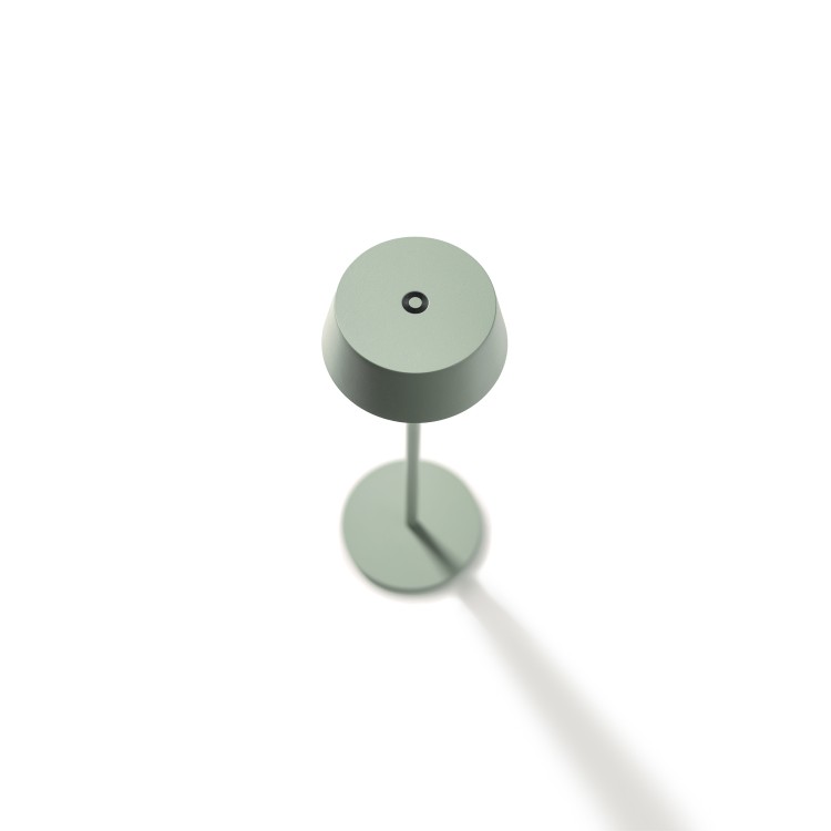AMY LED 11535 Nowodvorski Lighting Lampa przenośna aluminium metalowa na taras balkon do ogrodu jednostronna oświetlenie zewnętrzne wewnętrzne z akumulatorem i ładowarką tarasowa stołowa nocna zielona Inspiracje Premium