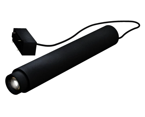 Lampa szynowa wisząca punktowa Industrialna szynowa LED 10W niskonapięciowy SYSTEM HANGIT WLD 10031 WOJNAROWSKI Lighting Design 3000K Loft nowoczesna sufitowy ścienny oświetlenie szynowe zawieszana 230V szynoprzewodu szyny zwis czarna Inspiracje Premium