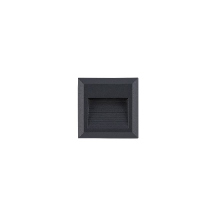 Lampa ścienna SIDEWALK SQUARE LED BLACK 8148 1,6W 3000K Nowoczesna zewnętrzna oprawa oświetleniowa NOWODVORSKI Lighting Premium