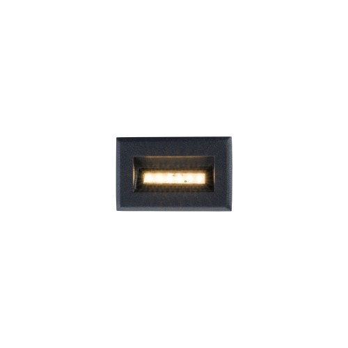 Lampa BAY LED S BLACK 8164 3W 3000K Nowoczesna zewnętrzna oprawa oświetleniowa do wbudowania NOWODVORSKI Lighting Premium
