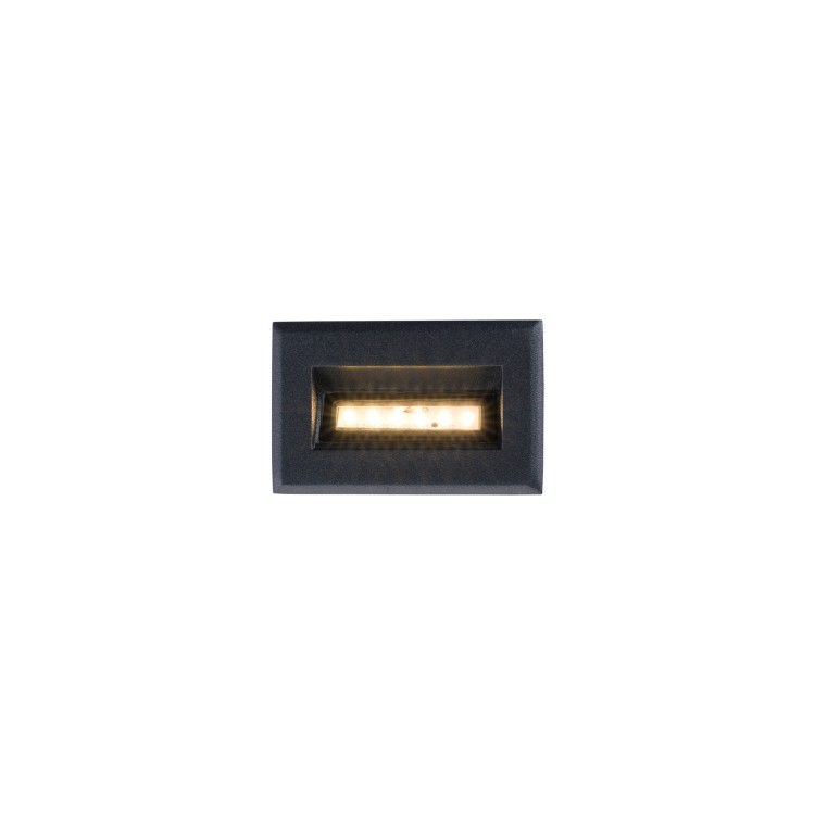 Lampa BAY LED S BLACK 8164 3W 3000K Nowoczesna zewnętrzna oprawa oświetleniowa do wbudowania NOWODVORSKI Lighting Premium