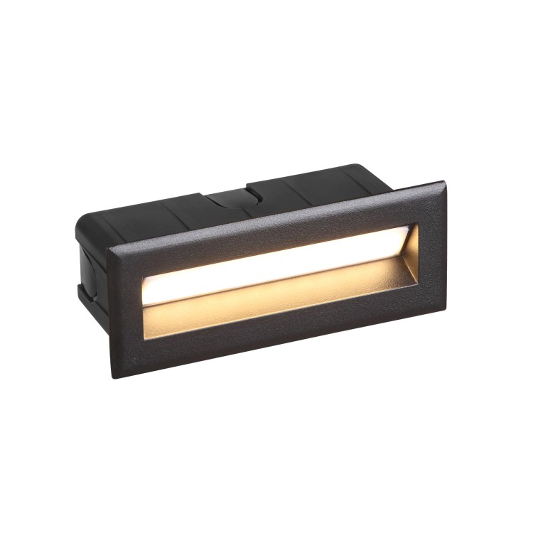 Lampa BAY LED M BLACK 8165 5W 3000K Nowoczesna zewnętrzna oprawa oświetleniowa do wbudowania NOWODVORSKI Lighting Premium