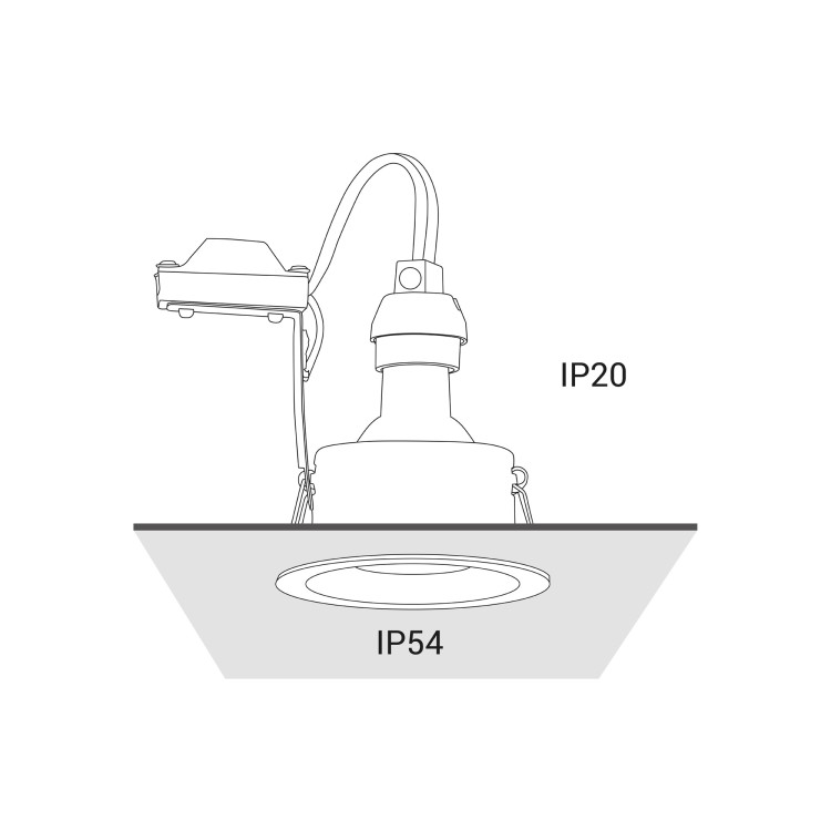 Lampa CHARLIE BLACK 8367 NOWODVORSKI Lighting oprawa oświetleniowa punktowa podtynkowa Premium
