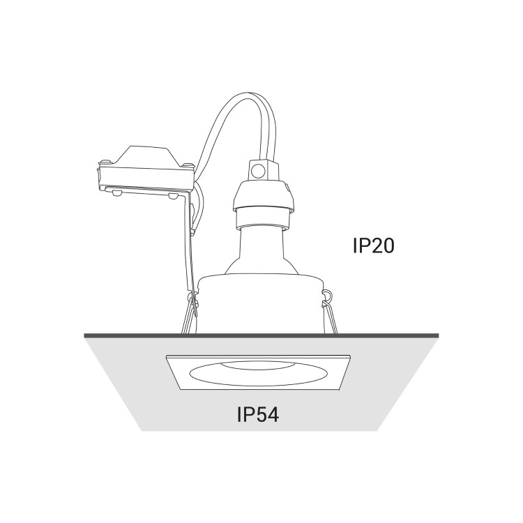 Lampa DELTA WHITE 8368 NOWODVORSKI Lighting oprawa oświetleniowa punktowa podtynkowa Premium