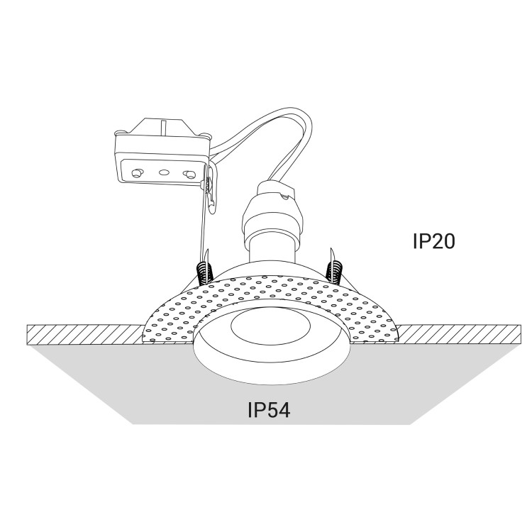 Lampa ECHO WHITE 8371 NOWODVORSKI Lighting oprawa oświetleniowa punktowa podtynkowa Premium