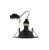 Lampa ECHO BLACK 8372 NOWODVORSKI Lighting oprawa oświetleniowa punktowa podtynkowa Premium