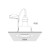 Lampa FOXTROT WHITE 8373 NOWODVORSKI Lighting oprawa oświetleniowa punktowa podtynkowa Premium