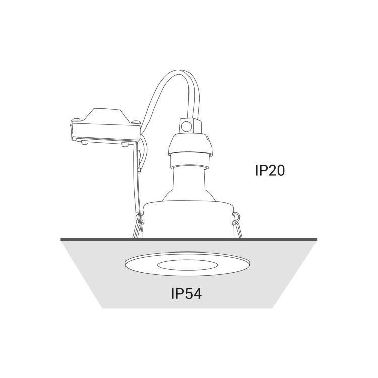 Lampa GOLF BLACK 8376 NOWODVORSKI Lighting oprawa oświetleniowa punktowa podtynkowa Premium